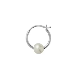 Stine A Big Pearl Berrie Sterling Sølv Ørering med Ferskvandsperle