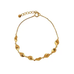Stine A Petit Ile De L'amour Forgyldt Sølv Armbånd