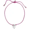 Stine A. Petit Palm Armbånd i Nylon med Sølv 3128-00-OS