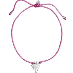 Stine A. Petit Palm Armbånd i Nylon med Sølv 3128-00-OS