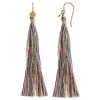 Stine A. Tassel Multicolor Forgyldt Sølv Ørering