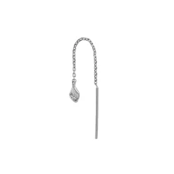 Stine A Tout Petit Dangling Ile De L'amour Ørering i Sterling Sølv