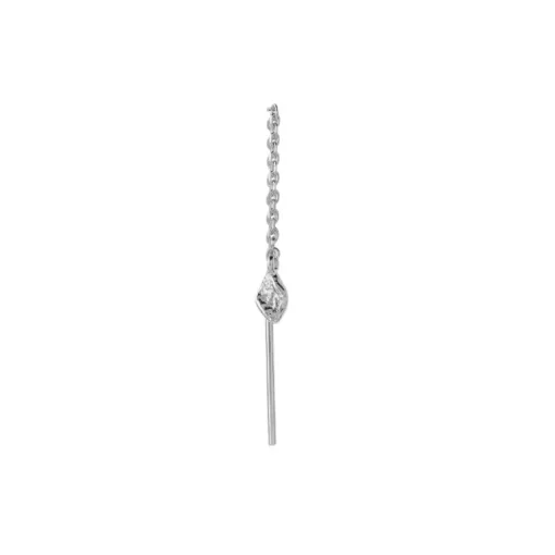 Stine A Tout Petit Dangling Ile De L'amour Ørering i Sterling Sølv