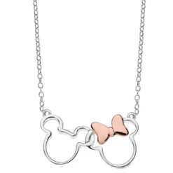 Støvring Design Mickey & Minnie Mouse Sterling Sølv Halskæde