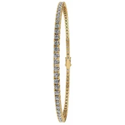 Tennis 14 Karat Guld Armbånd fra Henrik Ørsnes Design med Brillanter 2,50 Carat W/SI