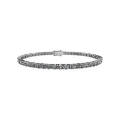 Tennis 14 Karat Hvidguld Armbånd fra Henrik Ørsnes Design med Brillanter 3,26 Carat W/SI