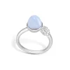 Torpedo Blue Lace Sterling Sølv Ring fra Blossom Copenhagen