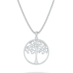Tree Of Life Sterling Sølv Halskæde fra Smykkekæden