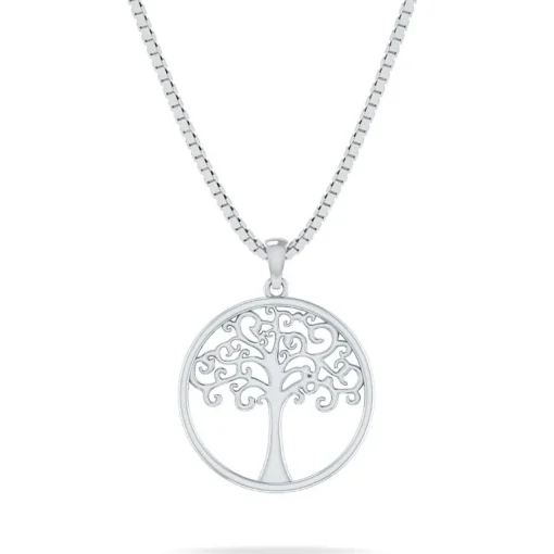 Tree Of Life Sterling Sølv Halskæde fra Smykkekæden