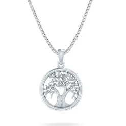 Tree Of Life Sterling Sølv Halskæde fra Smykkekæden