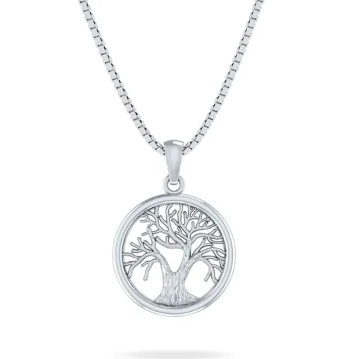 Tree Of Life Sterling Sølv Halskæde fra Smykkekæden