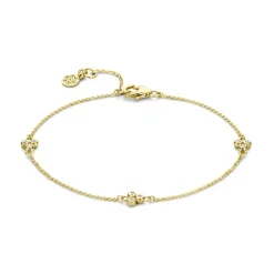 Triangle 14 Karat Guld Armbånd fra Spirit Icons med Brillanter 0,18 Carat W/VS