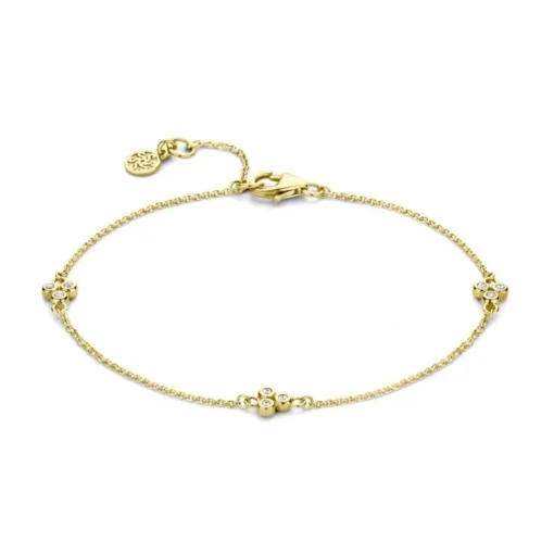 Triangle 14 Karat Guld Armbånd fra Spirit Icons med Brillanter 0,18 Carat W/VS
