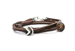 Troldekugler Armbånd i Læder