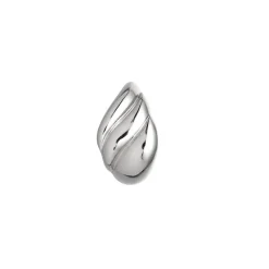 Velvet Creol Silver Sterling Sølv Ørering fra Stine A