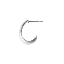 Velvet Creol Silver Sterling Sølv Ørering fra Stine A