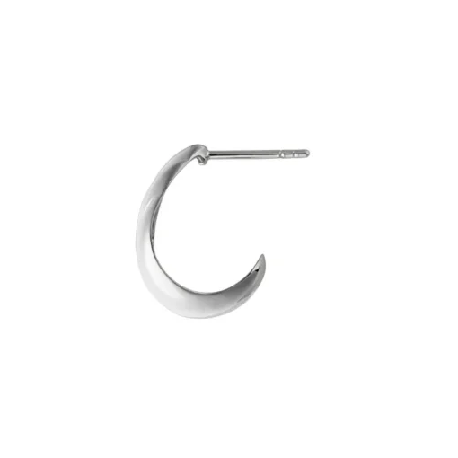 Velvet Creol Silver Sterling Sølv Ørering fra Stine A
