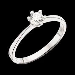 Vida Ring 0,10 ct. i 8 Karat Hvidguld fra Scrouples