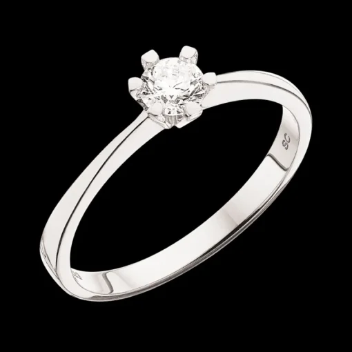 Vida Ring 0,10 ct. i 8 Karat Hvidguld fra Scrouples