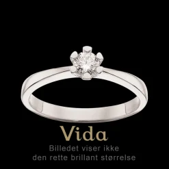 Vida Ring 0,25 ct. i 14 Karat Hvidguld fra Scrouples