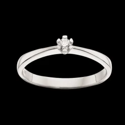 Vida Ring 0,05 ct. i 14 Karat Hvidguld fra Scrouples