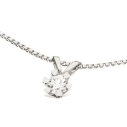 Vida Vedhæng 0,10 ct. i 8 Karat Hvidguld fra Scrouples