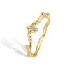 Zenith Single 14 Karat Guld Ring fra By Birdie med Brillant 0,05 Carat